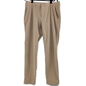 Lululemon ABC Classic-Fit Trouser Warpstreme Mens Size 34 Tan